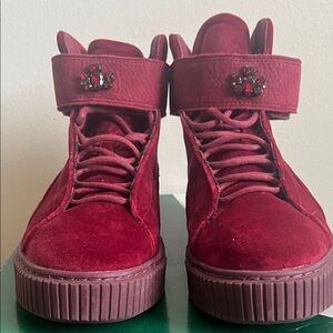 Puma Platform Mid Velour Sneakers